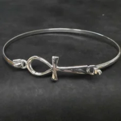 Ankh Armreif Armspange Damen Armschmuck 925 Silber