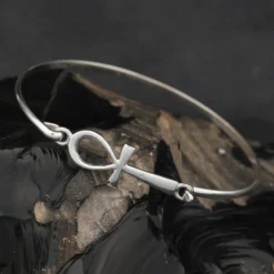 Ankh Armreif Armspange Damen Armschmuck 925 Silber