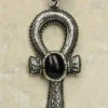 Ankh Onyx Schmuck Kettenanhänger Silber 925