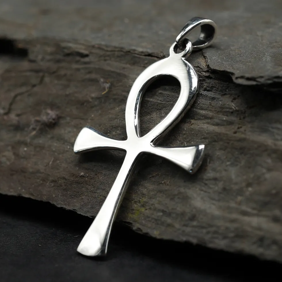 Ankh Schmuck Anhänger ägyptisch schlicht 925 Silber
