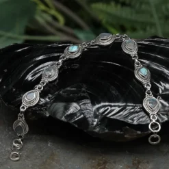 Armband 925 Silber Labradorit Edelstein Schmuck Armschmuck