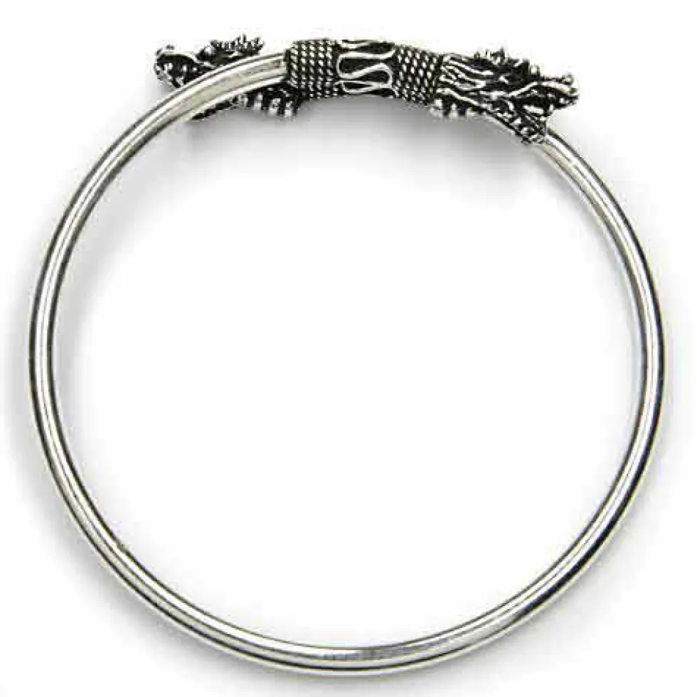 Armreif Drachen 925 Silber Armschmuck