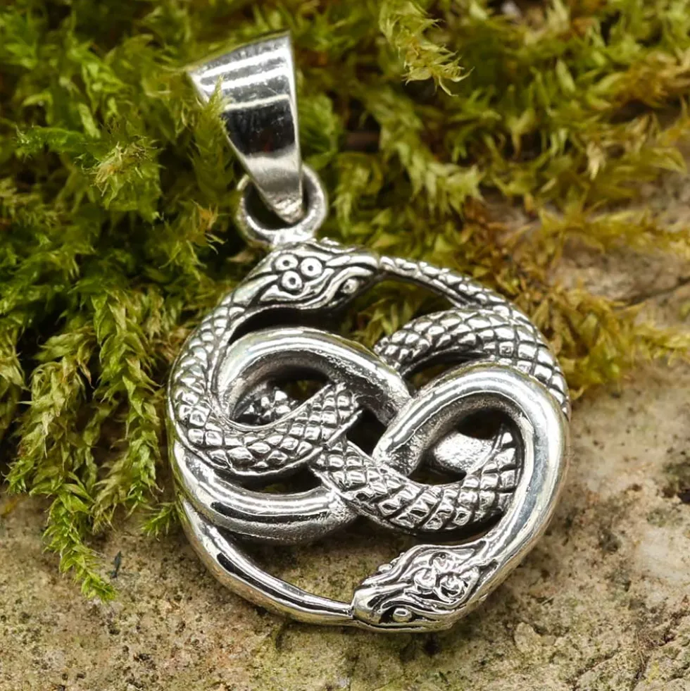 Auryn Anhänger Schlangen Silber Schmuck 925 Silber