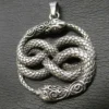 Auryn Schmuck Schlangen Silber Anhänger groß 925 Silber