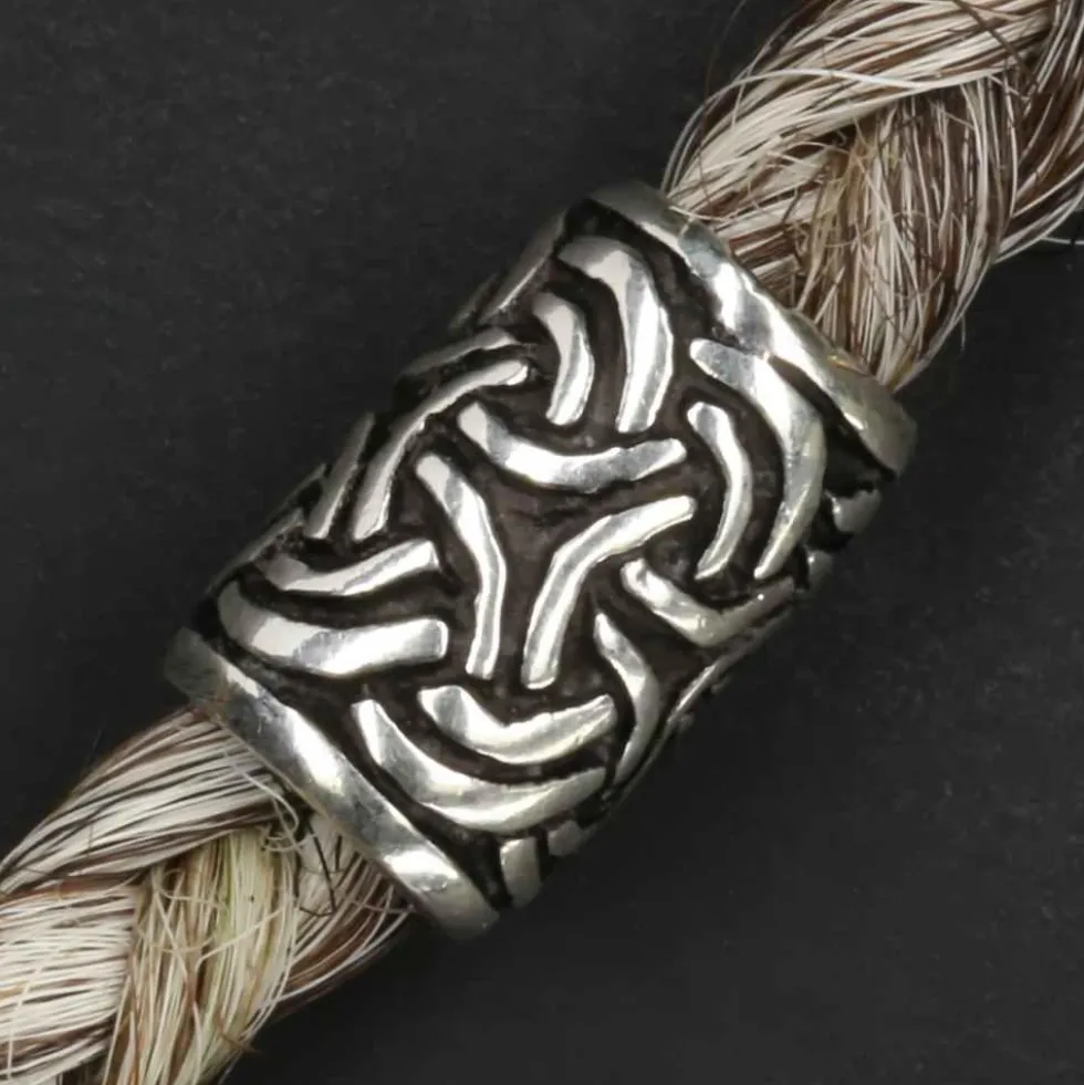 Bartperle 925 Silber Celtic Bartschmuck