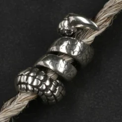 Bartperle 925 Silber Klaue Bartschmuck