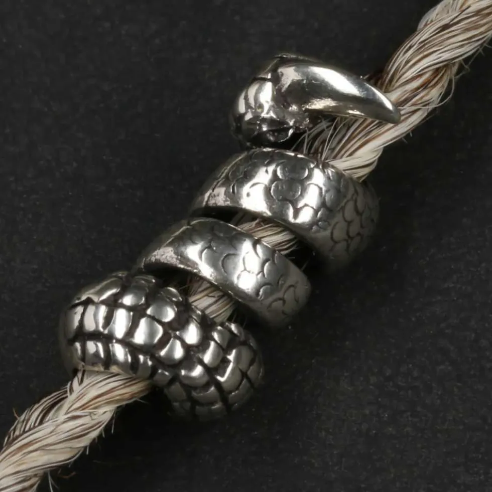 Bartperle 925 Silber Klaue Bartschmuck