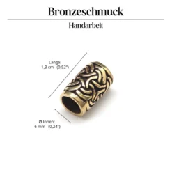 Bartschmuck Kelten Bronze Wikingerschmuck