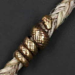 Bartschmuck Schlange Bronze Wikingerschmuck