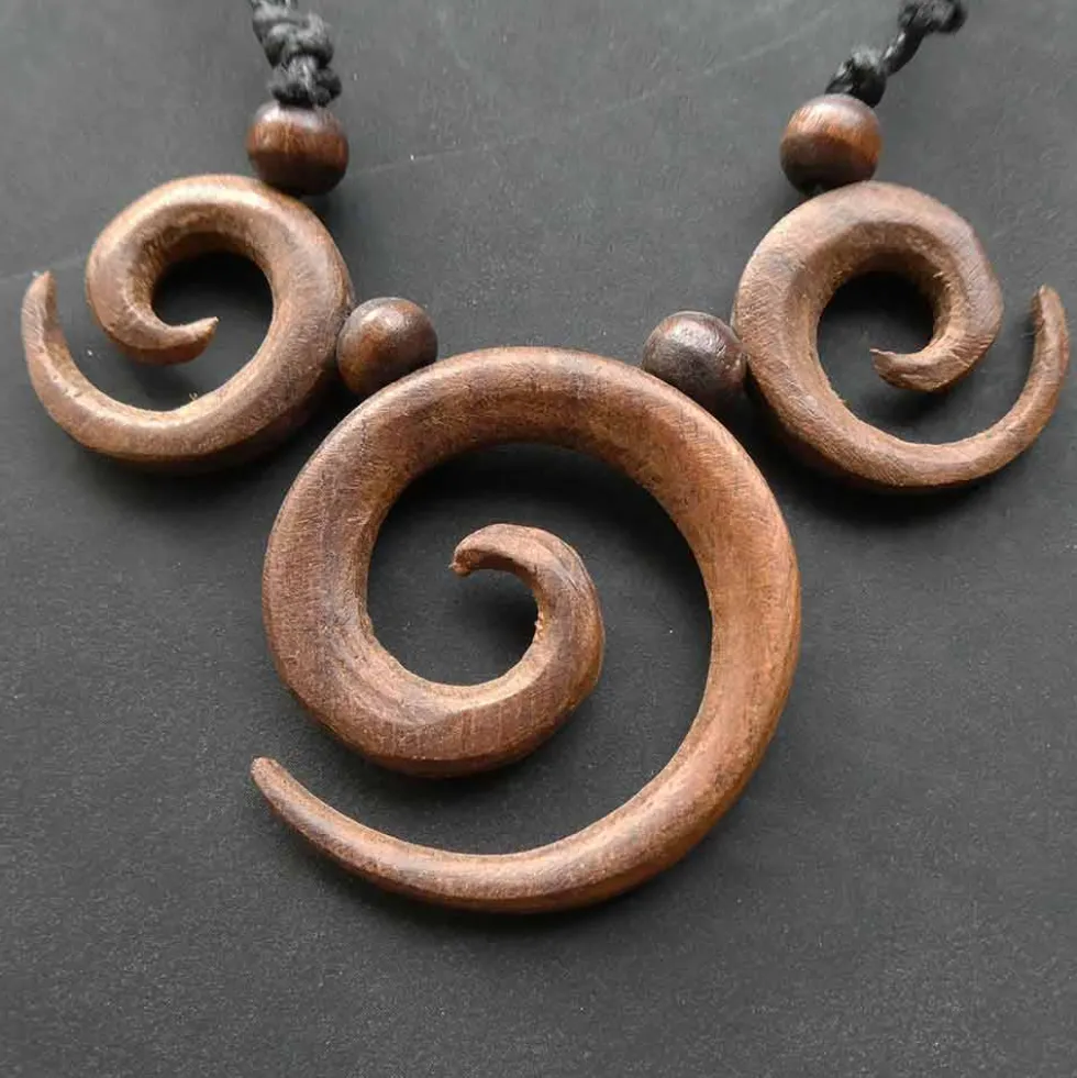 Beth Holz Schmuck Collier Halsschmuck