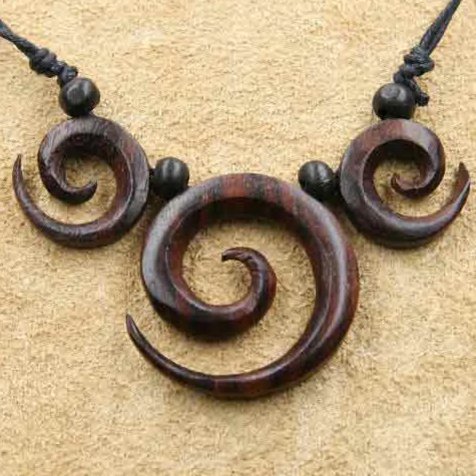 Beth Holz Schmuck Collier Halsschmuck