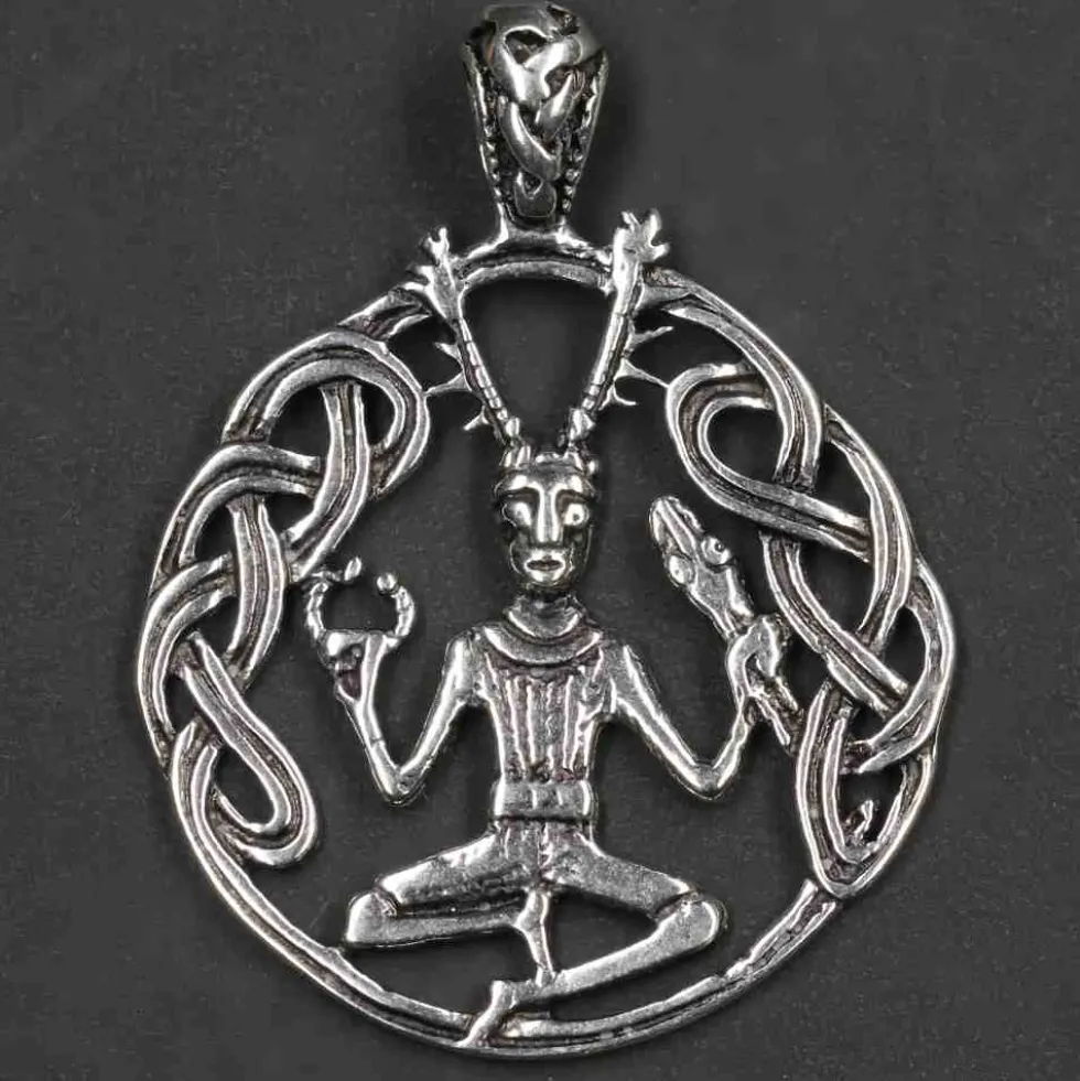 Cernunnos Schmuck Anhänger 925 Sterlingsilber keltischer Waldgott