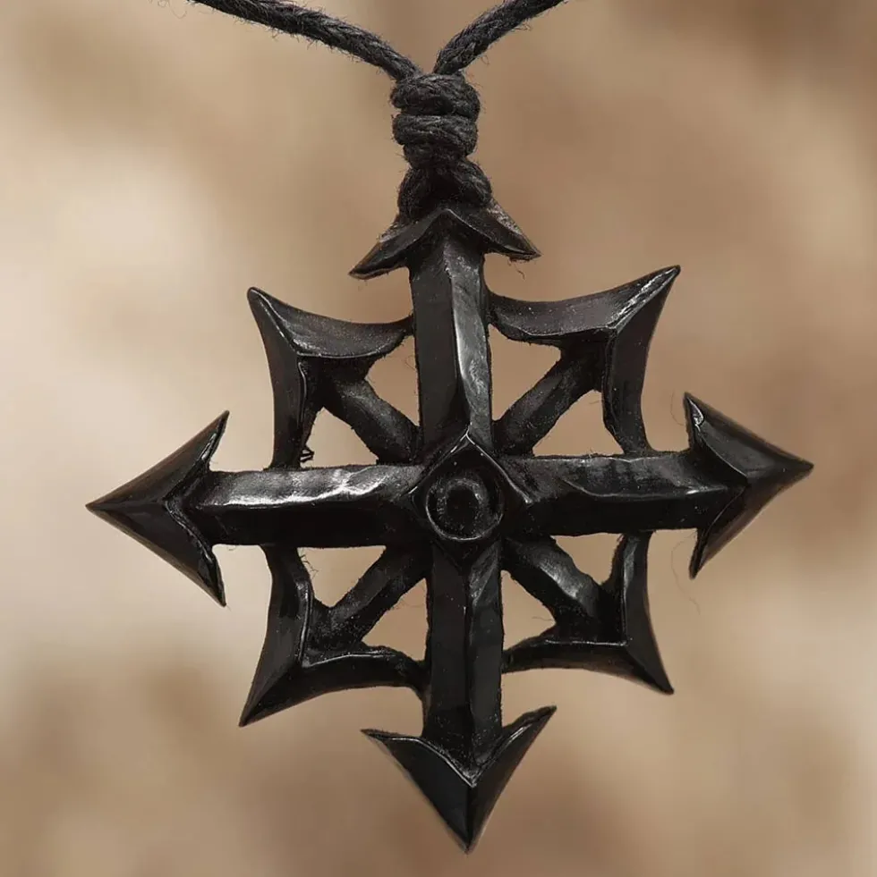 Chaosstern Hornschmuck Anhänger Schmuck Kette