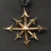 Chaosstern Schmuck Bronze Anhänger