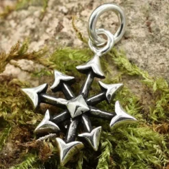 Chaosstern Schmuck Kettenanhänger Silberschmuck 925 Silber