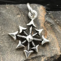 Chaosstern Schmuck Kettenanhänger Silberschmuck 925 Silber