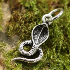Cobra Schlange Schmuck Kettenanhänger 925 Silber