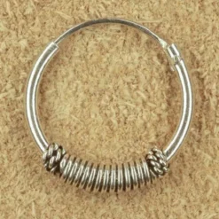 Creole 14mm 1.5mm Stärke Schmuck 925 Silber