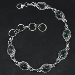 Damen Magic Quarz Armband Edelstein Damen Armschmuck 925 Silber