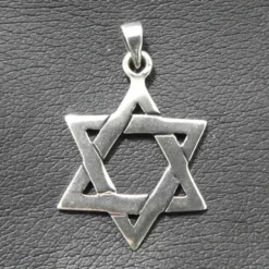 Davidstern Schmuck Kettenanhänger 925 Silberschmuck