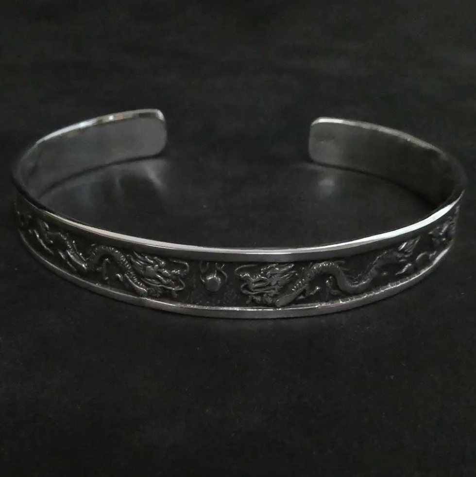 Drachen Armspange 925 Sterlingsilber Damen Armschmuck