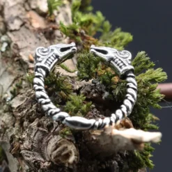 Drachen Ring Wikinger Schmuck 925 Silber