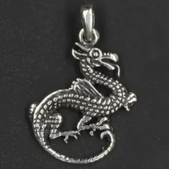 Drachen Schmuck Kettenanhänger zierlich Silberschmuck 925 Silber