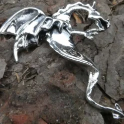 Drachen Schmuck Silber Anhänger 925 Silber