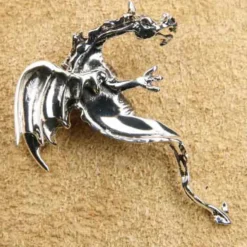 Drachen Schmuck Silber Anhänger 925 Silber
