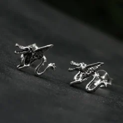 Drache Ohrstecker Schmuck 925 Silber Ohrschmuck