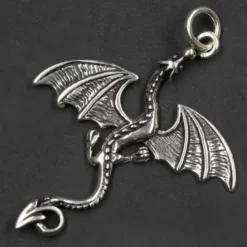 Drache Schmuck Anhänger 925/000 Luftdrache Kettenanhänger
