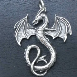Drache Schmuck Anhänger Sterlingsilber