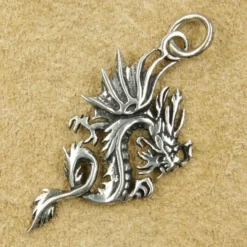 Drache sehr filigran Silberschmuck Ketten Anhänger 925