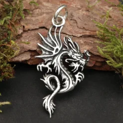 Drache sehr filigran Silberschmuck Ketten Anhänger 925