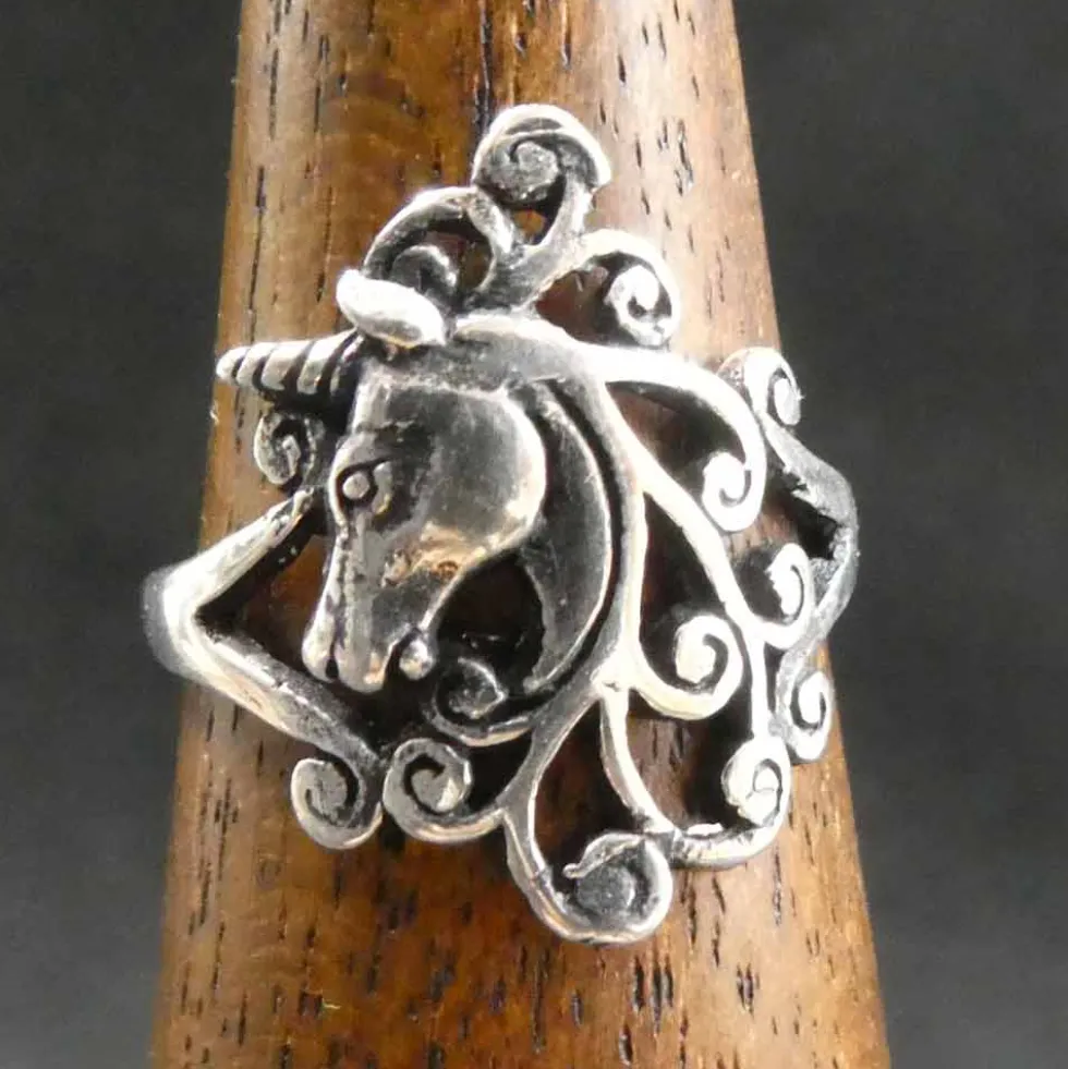 Einhorn Ring Schmuck hochwertiges 925 Silber Fantasie