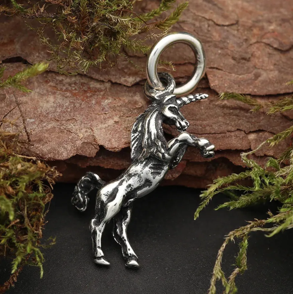 Einhorn Schmuck Kettenanhänger Silberschmuck 925 Silber