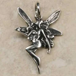 Elfe Schmuck Anhänger 925 Silber kleine Fee Anhänger