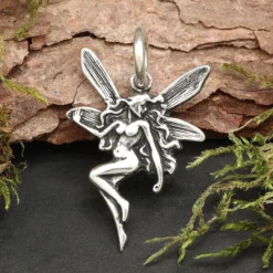 Elfe Schmuck Anhänger 925 Silber kleine Fee Anhänger