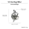 Elfe Schmuck Anhänger 925 Sterlingsilber Süßwasserperle