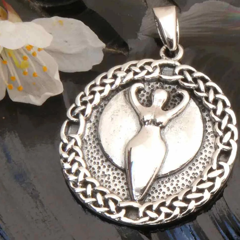 Engel keltisch Schmuck Anhänger aus Silber 925