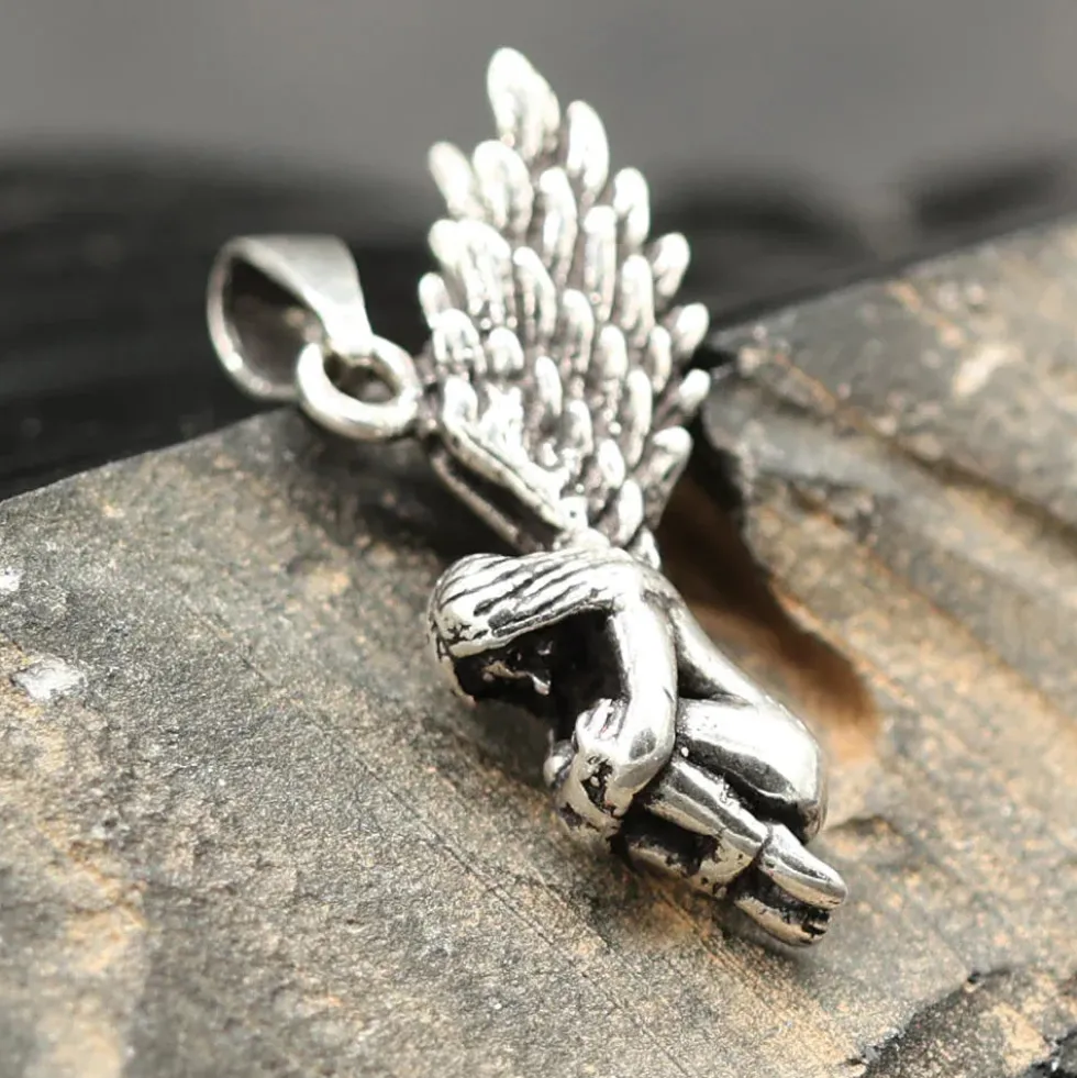 Engel Schmuck Kettenanhänger 925 Silber