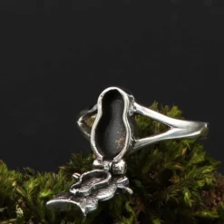 Eule Ring mit Fach Giftring Eulen Schmuck 925 Silber Damen
