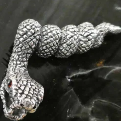 exklusive Schlange Schmuck Anhänger Silber exklusiv 925 Silber