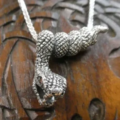 exklusive Schlange Schmuck Anhänger Silber exklusiv 925 Silber
