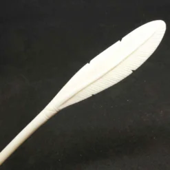 Feder Haarnadel Haarstab Knochenschmuck Haarschmuck