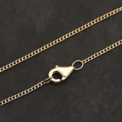 Feine Halskette Bronzefarben 1,5 mm Wikinger Kette
