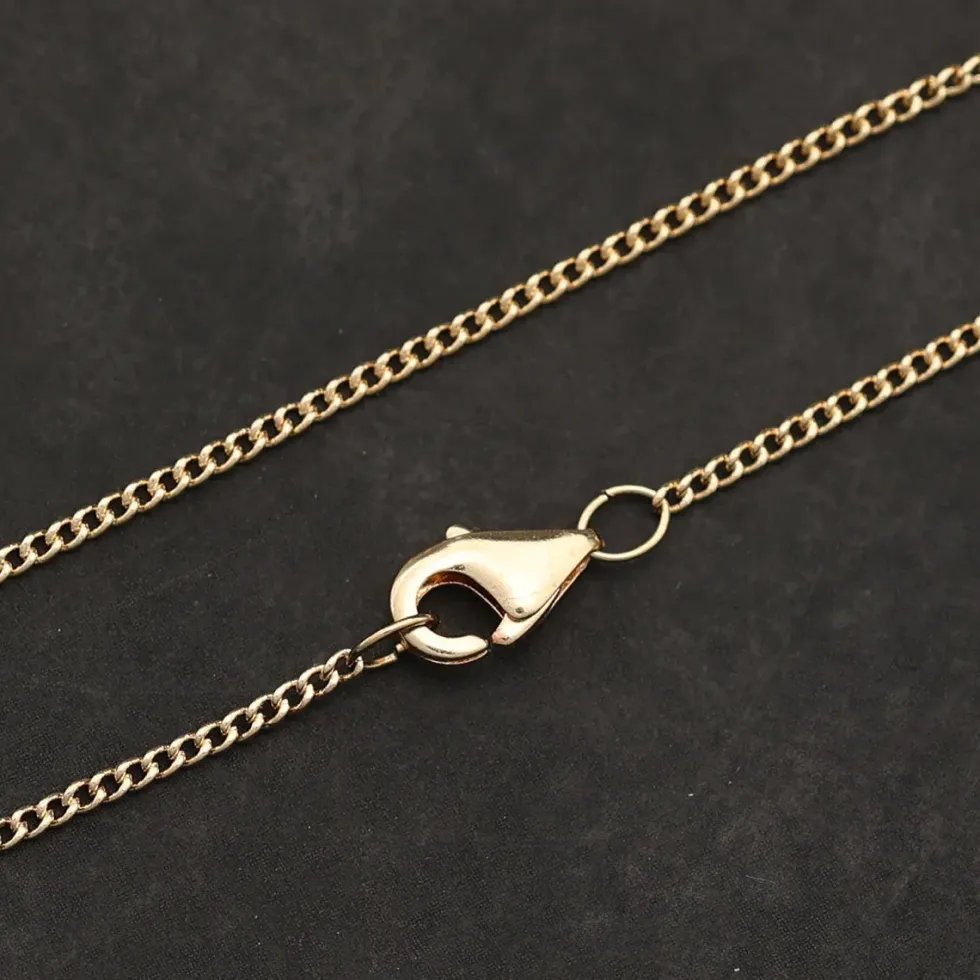 Feine Halskette Bronzefarben 1,5 mm Wikinger Kette