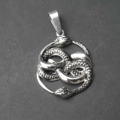 Feiner Auryn Edelstahl Anhänger Ø 1,8cm Schmuck unendliche Geschichte