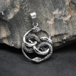 Feiner Auryn Edelstahl Anhänger Ø 1,8cm Schmuck unendliche Geschichte