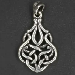 Feiner Kelten Schmuck Anhänger Silber Knoten 925/000